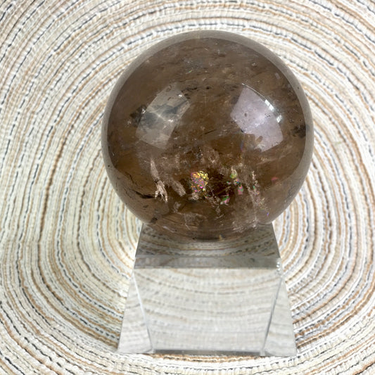 Wholesale High Quality  Natural Smoky Quartz Sphere for decoration 1kg