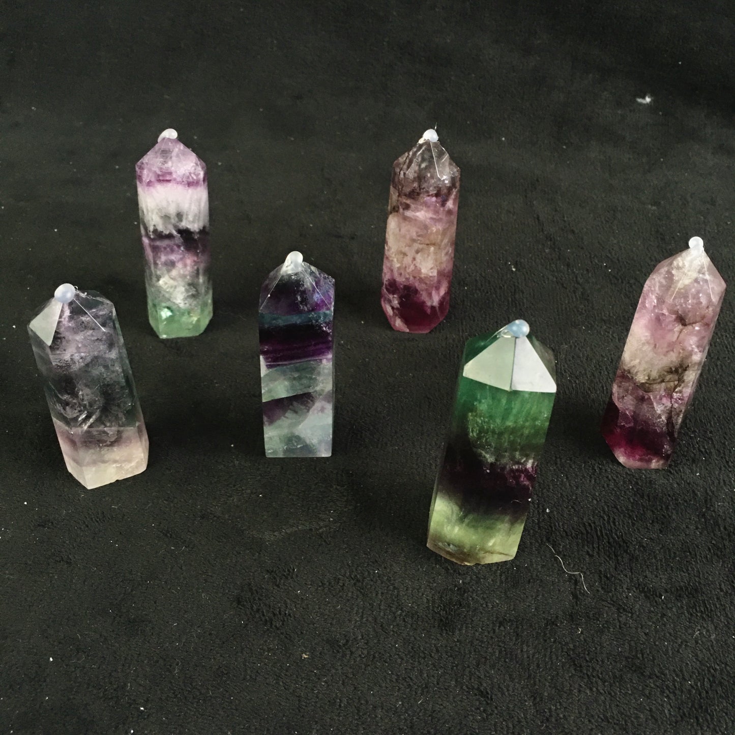 Wholesale High Quality Natural   fluorite crystal quartz tower for decoraiotion 1kg