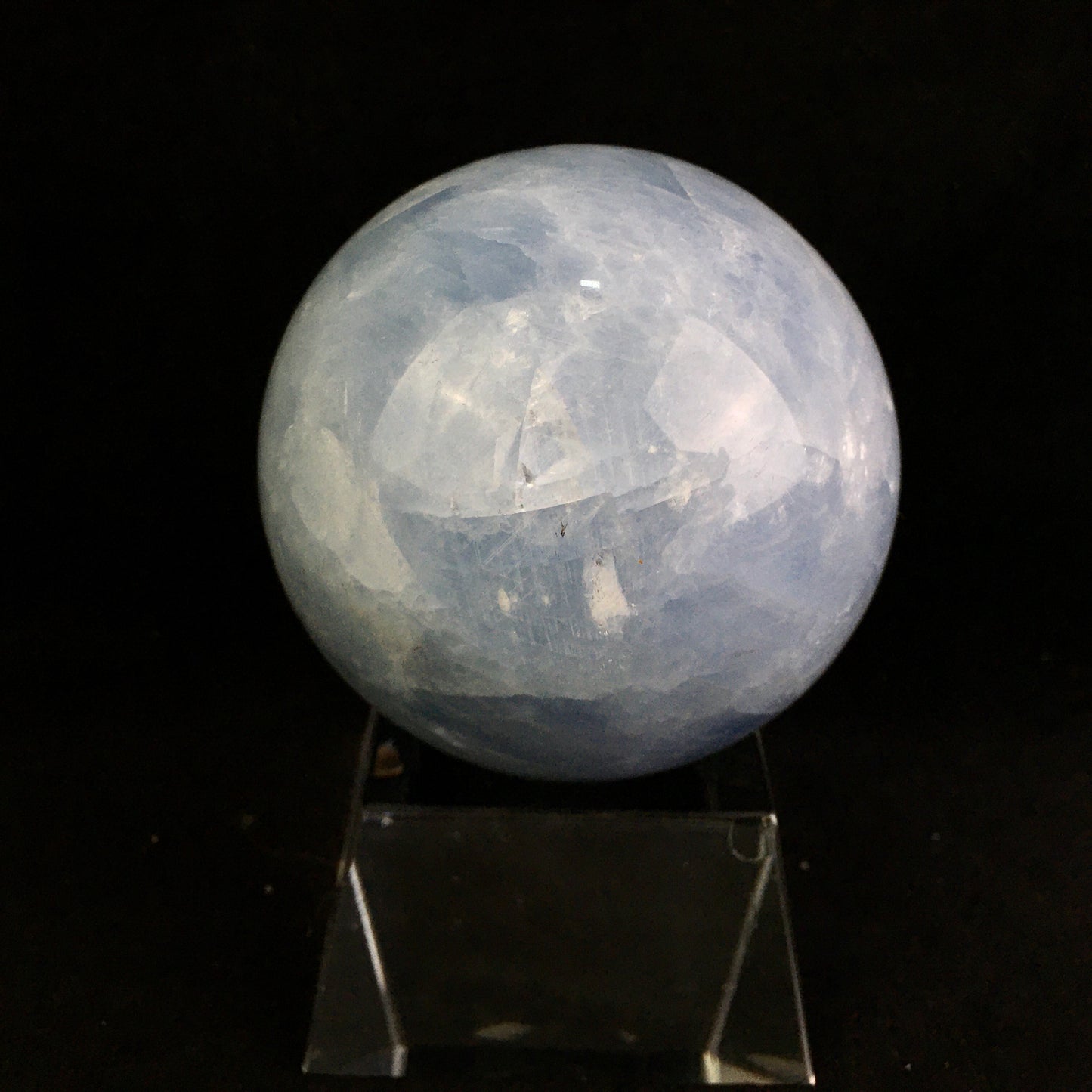 Wholesale Natural Healing Crystal High Quality Blue Calcite Sphere 1kg