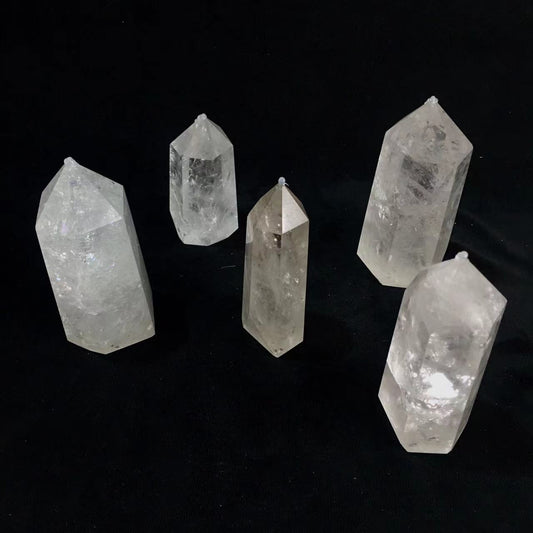 Wholesale Natural Crystals Healing Clear Quartz Tower  for decoraiotion 1kg