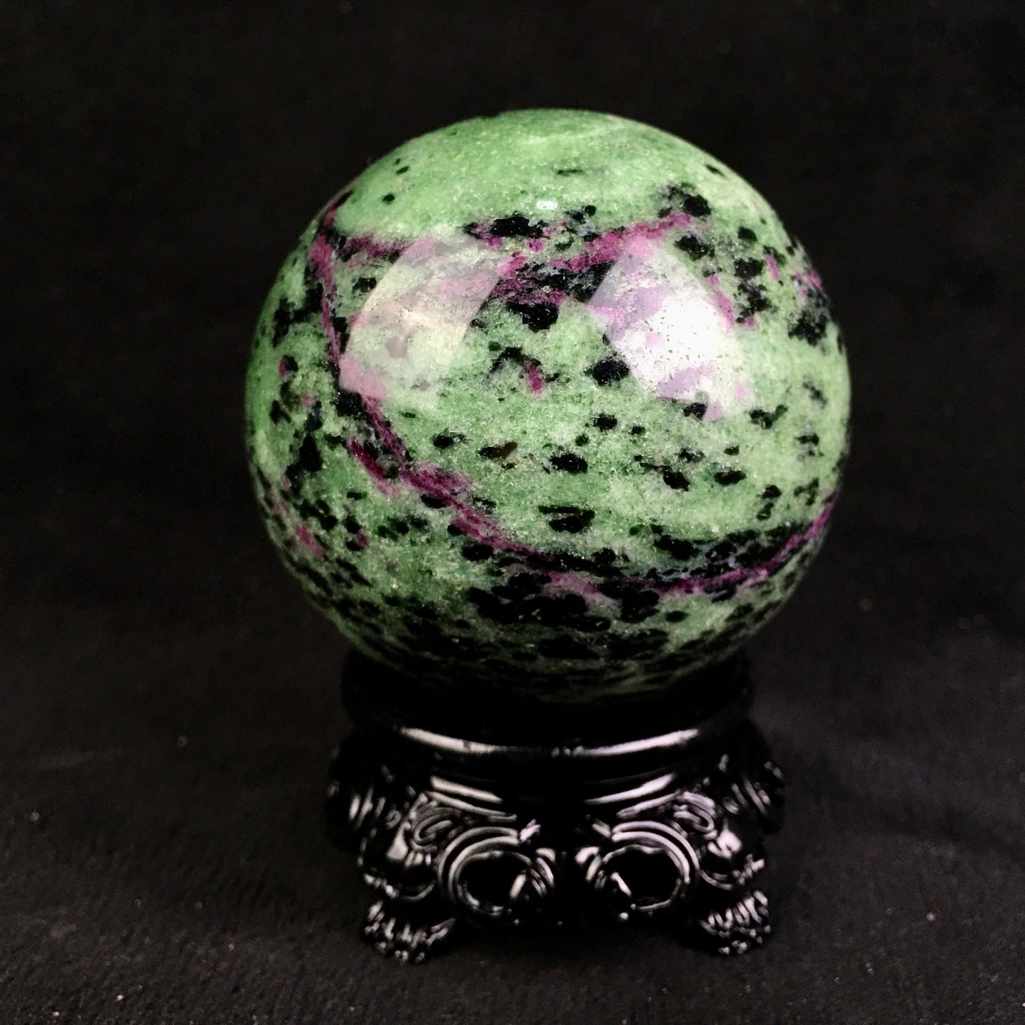 Wholesale Natural Healing Polished Ruby Zoisite Quartz Crystal Ball Sphere 1kg