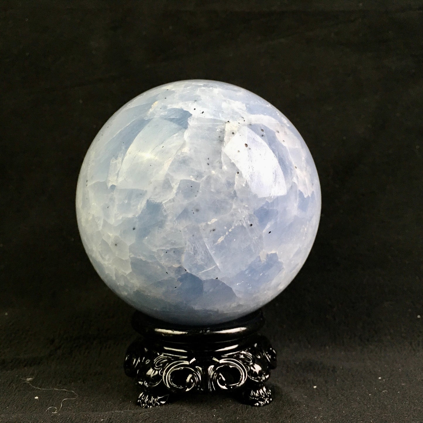 Wholesale Natural Healing Crystal High Quality Blue Calcite Sphere 1kg