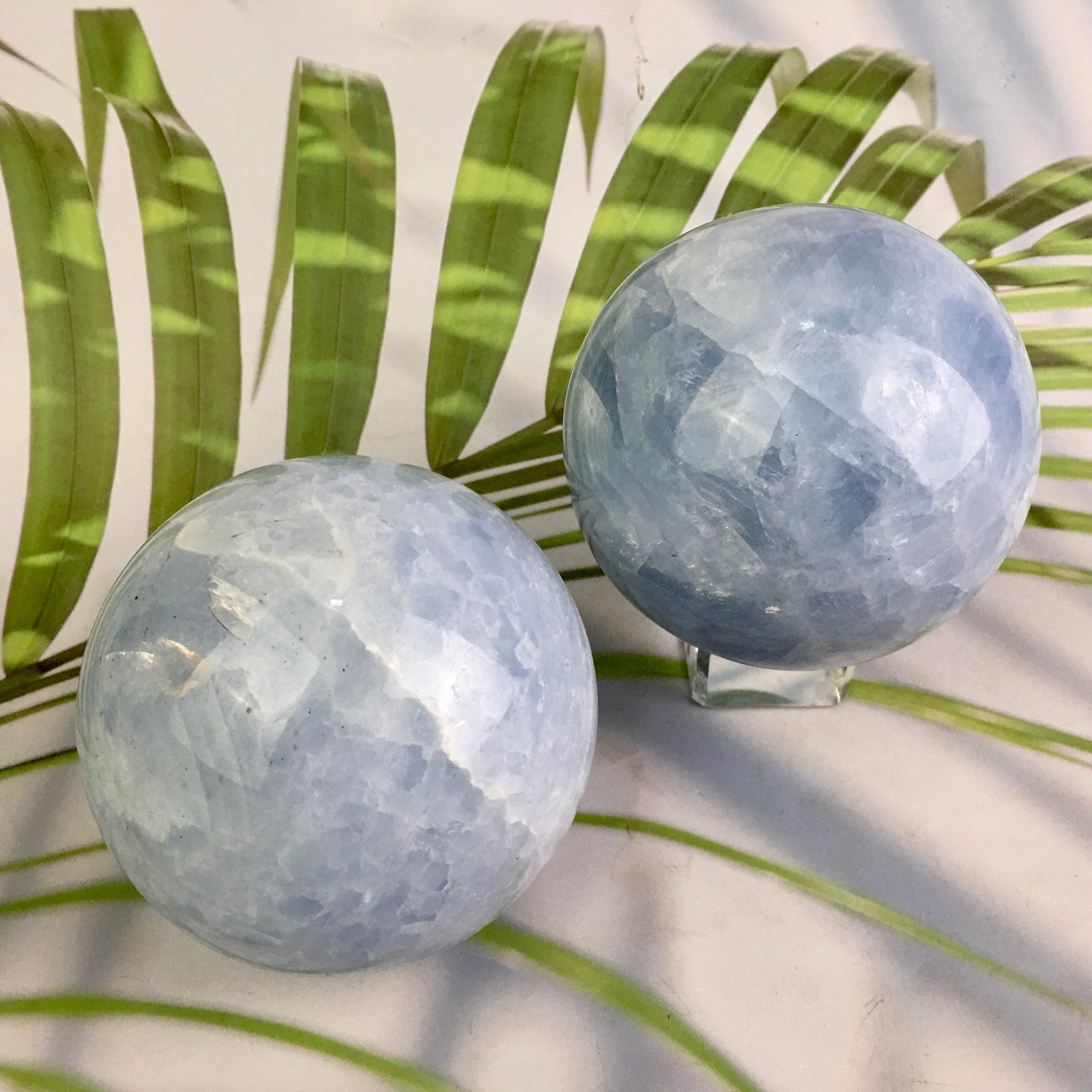 Wholesale Natural Healing Crystal High Quality Blue Calcite Sphere 1kg