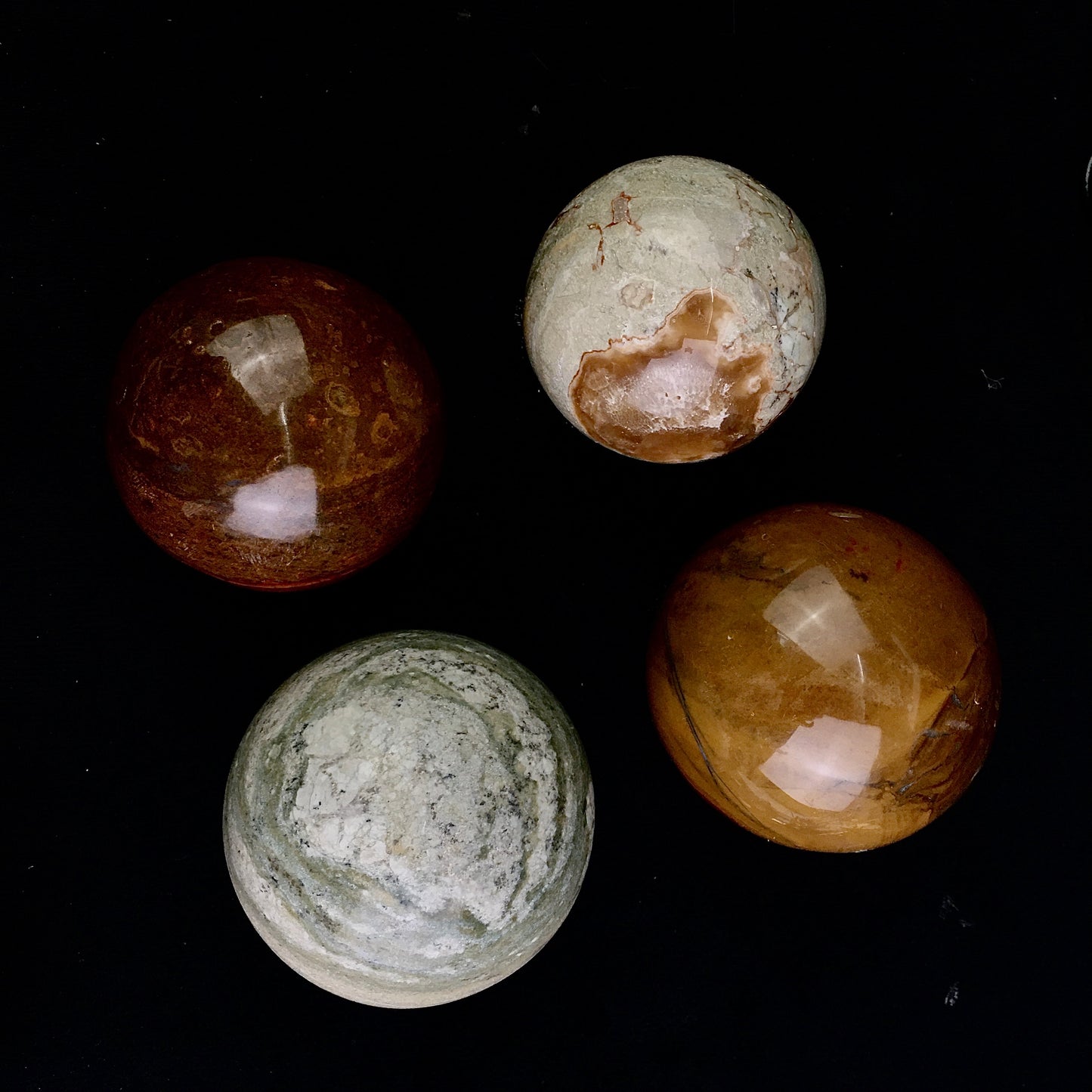 Wholesale high quality reiki natural Ocean jasper sphere for decoration 1kg