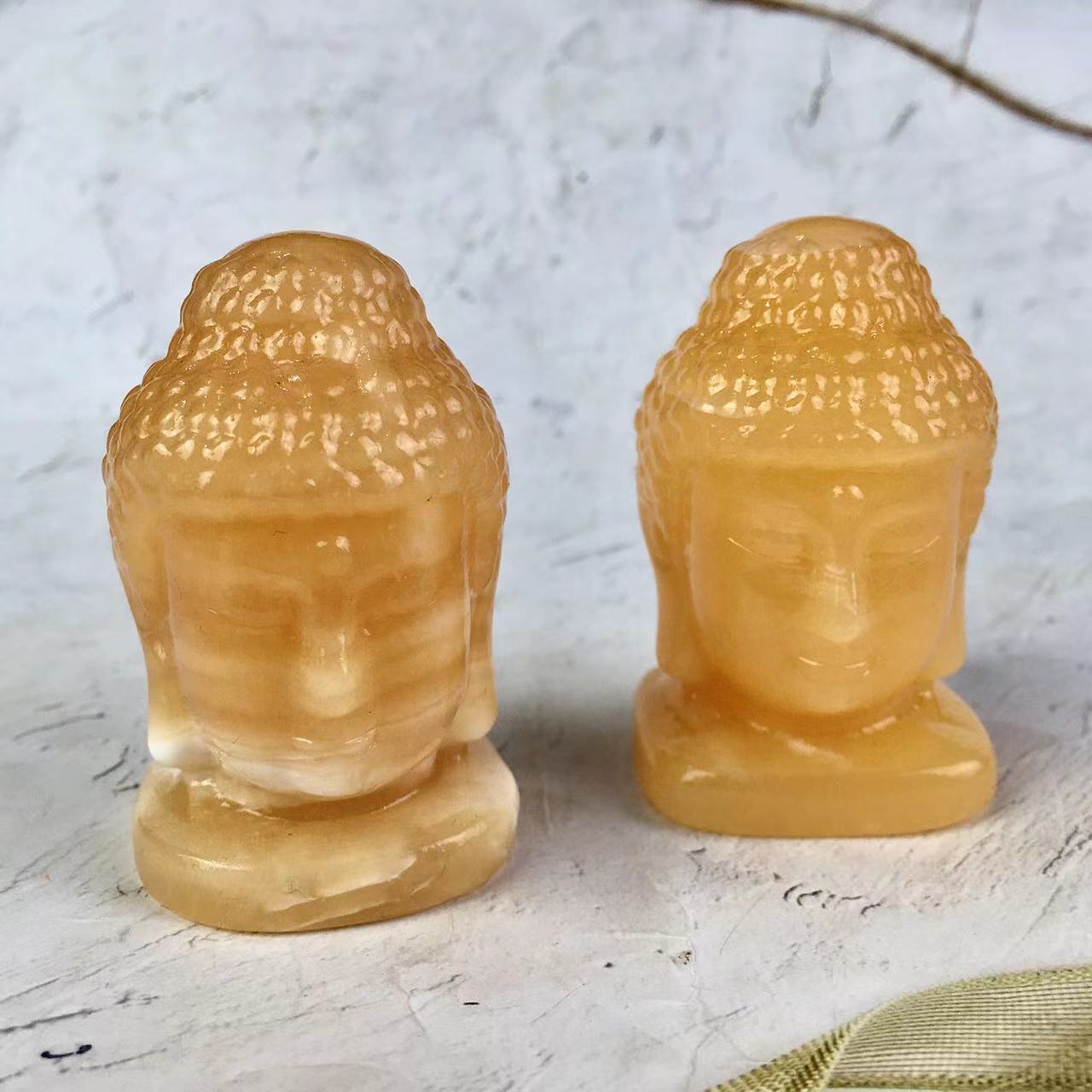 Wholesale Crystal Crafts Buddha Natural Crystal Carving Crystal Buddha Head