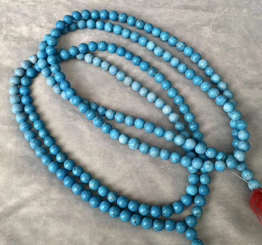 Wholesale Natural crystal  Blue howlite  Gemstone Necklace 8MM