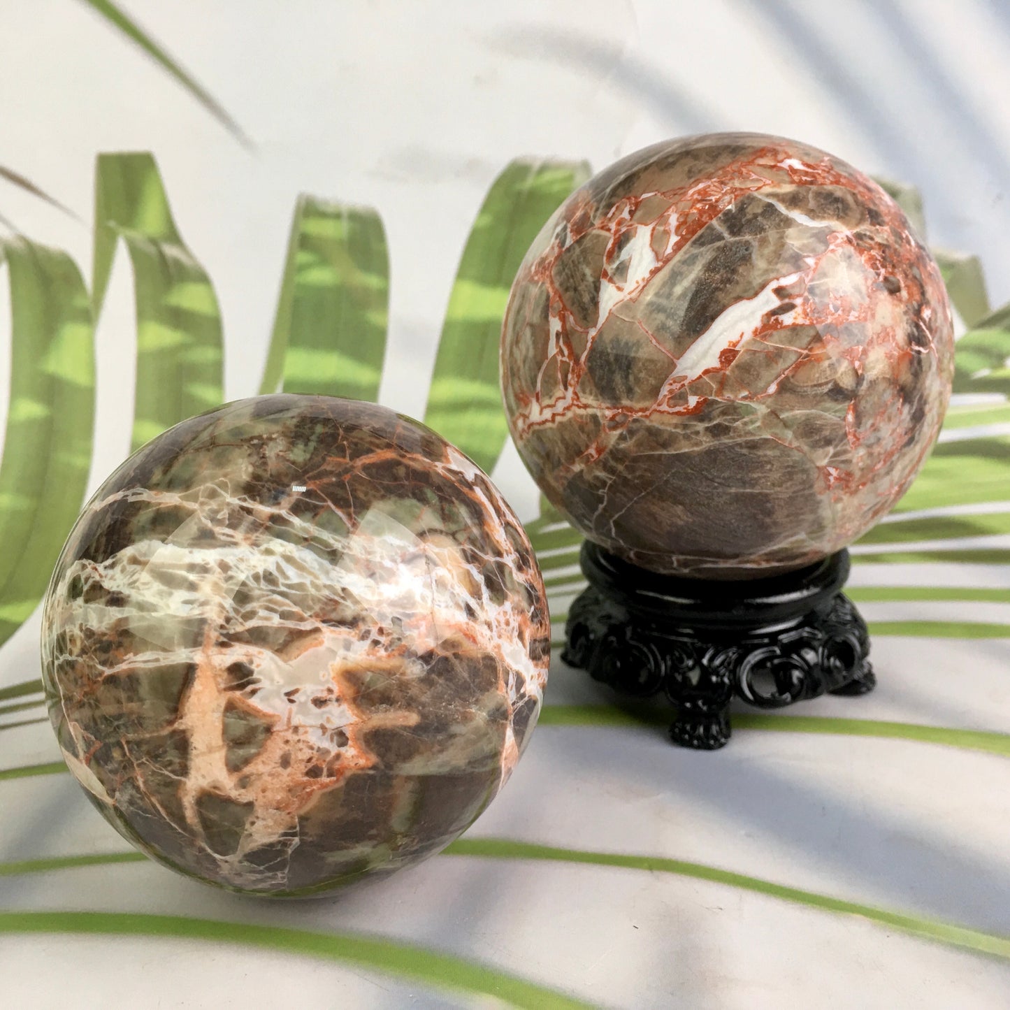 Wholesale  Natural Healing Money agate sphere for decoration 1kg