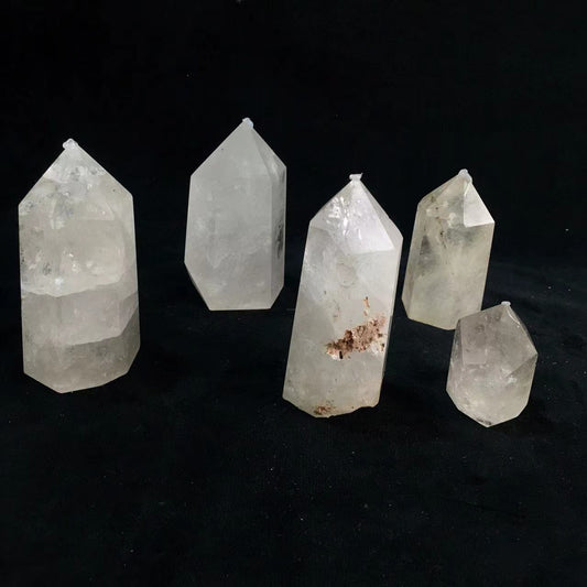 Wholesale natural clear quartz tower healing for decoraiotion 1kg